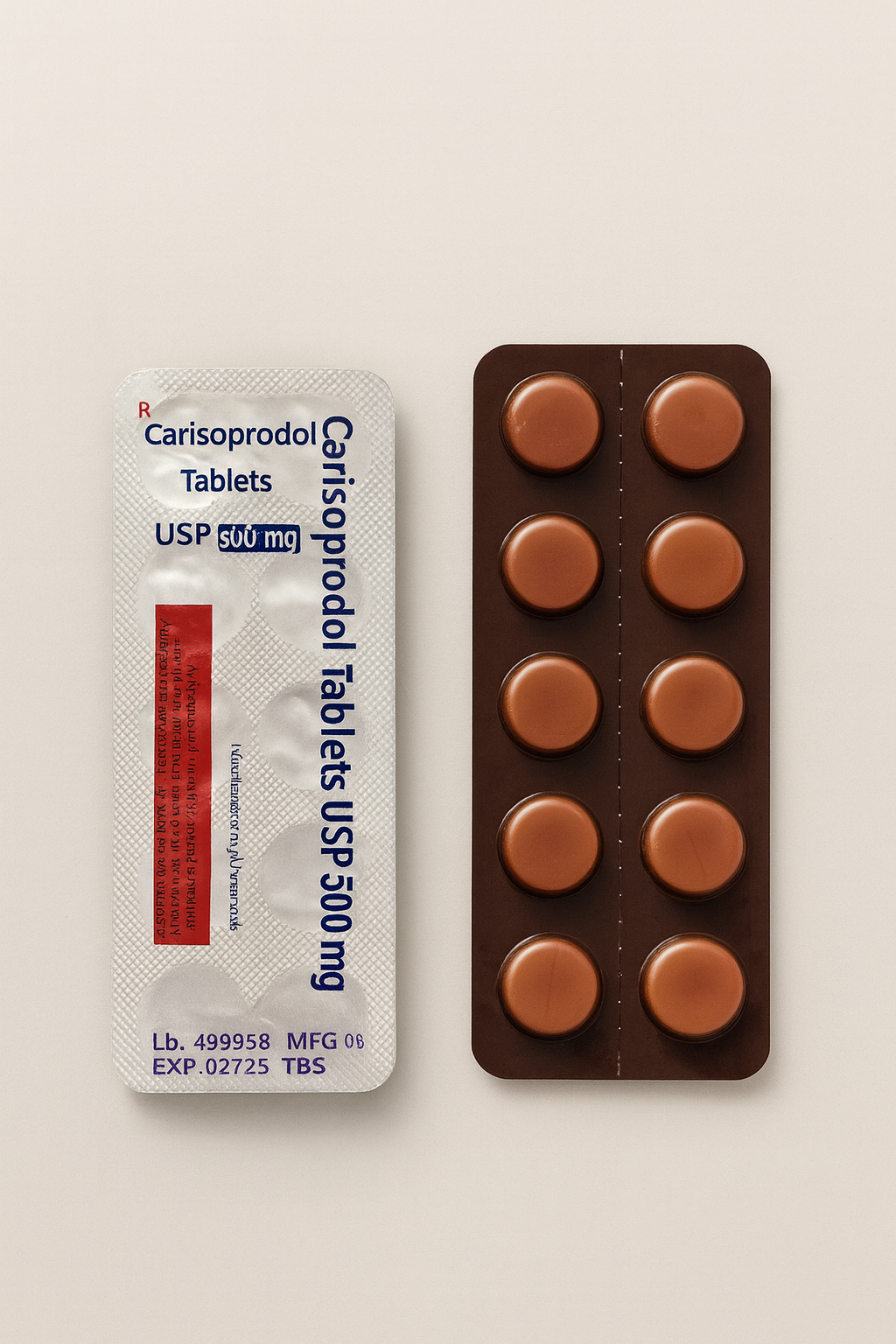 Pain-O-Soma (Carisoprodol Tablets USP 500 mg)